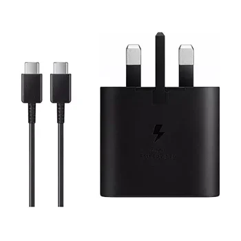 شارژر 45W سه پین سامسونگ مدل EP-T4510 به همراه کابل تبدیل Type-C to Type-C با گارانتی 6 ماهه شرکتی