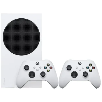 کنسول بازی مایکروسافت مدل XBOX SERIES S ظرفیت 512 گیگابایت به همراه دسته اضافی سفید
