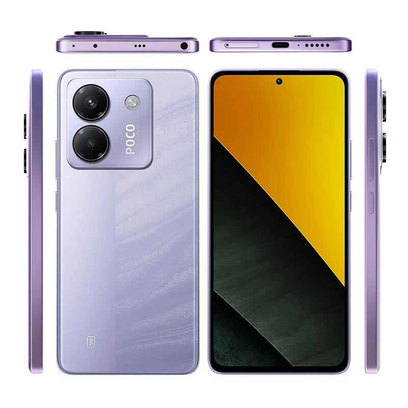 گوشی موبایل شیائومی مدل Poco M7 Pro 5G دو سیم کارت ظرفیت 256 گیگابایت و رم 12 گیگابایت